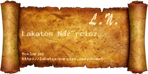 Lakatos Nárcisz névjegykártya